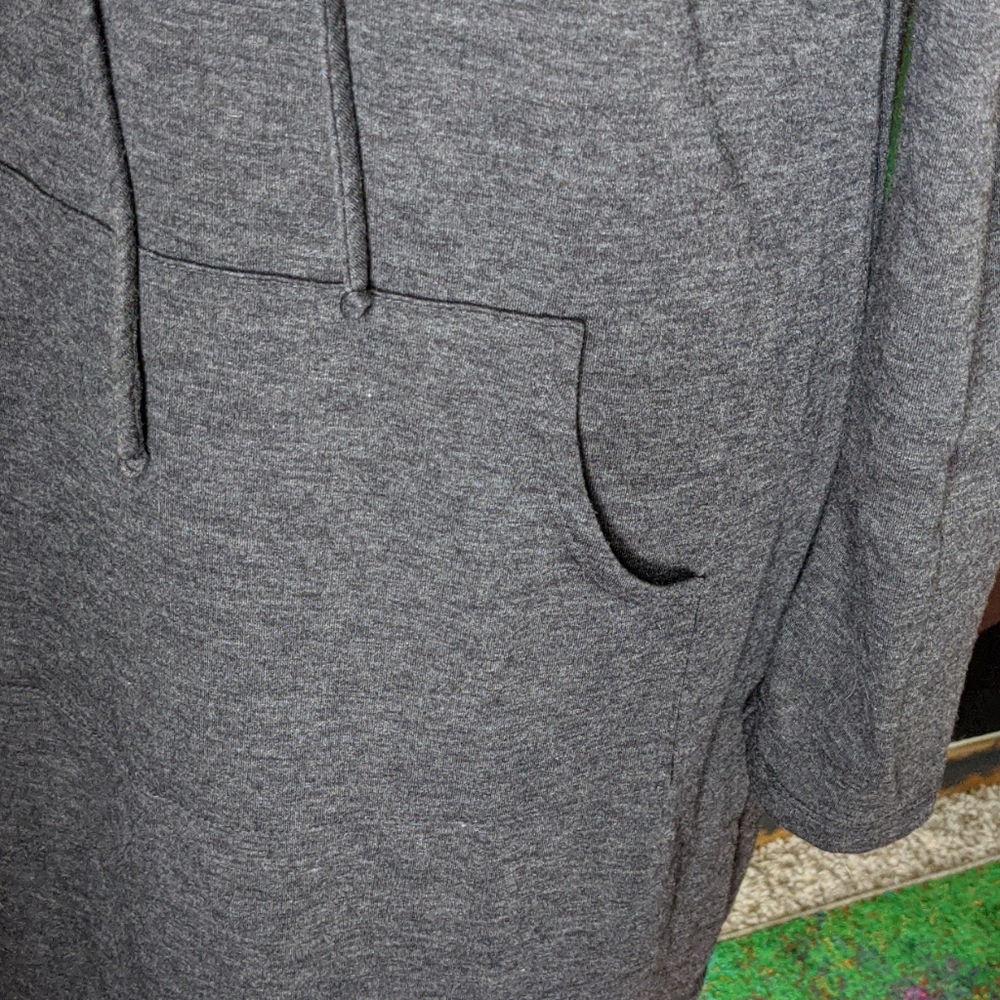 Hooded Cold Shoulder Knit Dress - Picture 4 of 5